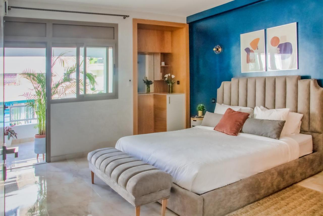 Luxury Apartment 3 Bedroom In The Heart Of Agdal Near Arribat Center ราบัต ภายนอก รูปภาพ