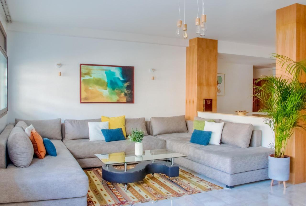Luxury Apartment 3 Bedroom In The Heart Of Agdal Near Arribat Center ราบัต ภายนอก รูปภาพ